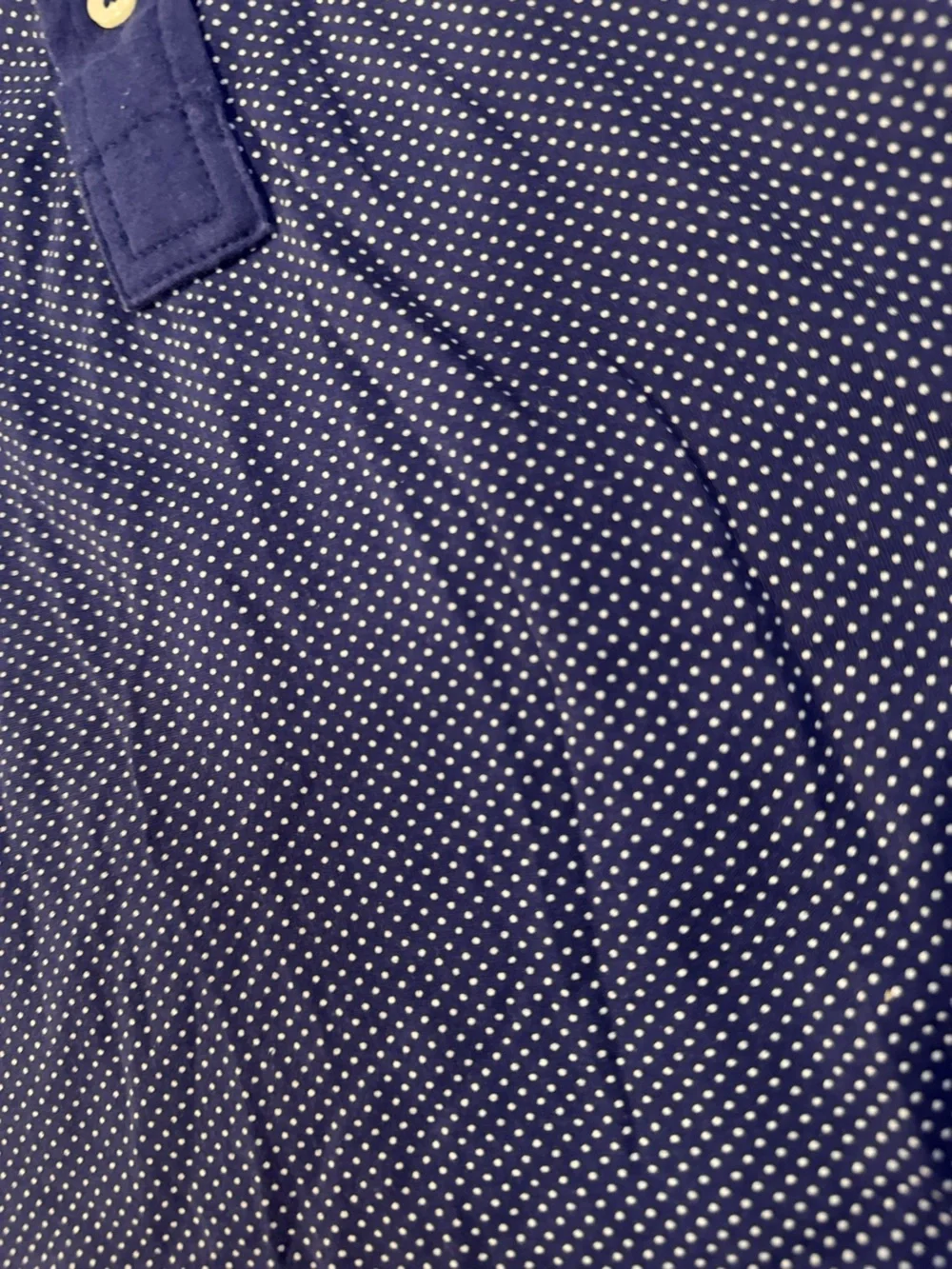 Polo Golf Ralph Lauren Polo Blue Geometric Performance Cotton Shirt Sz L (2)